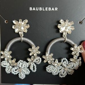 New, never worn Snowflower Earrings - Baublebar